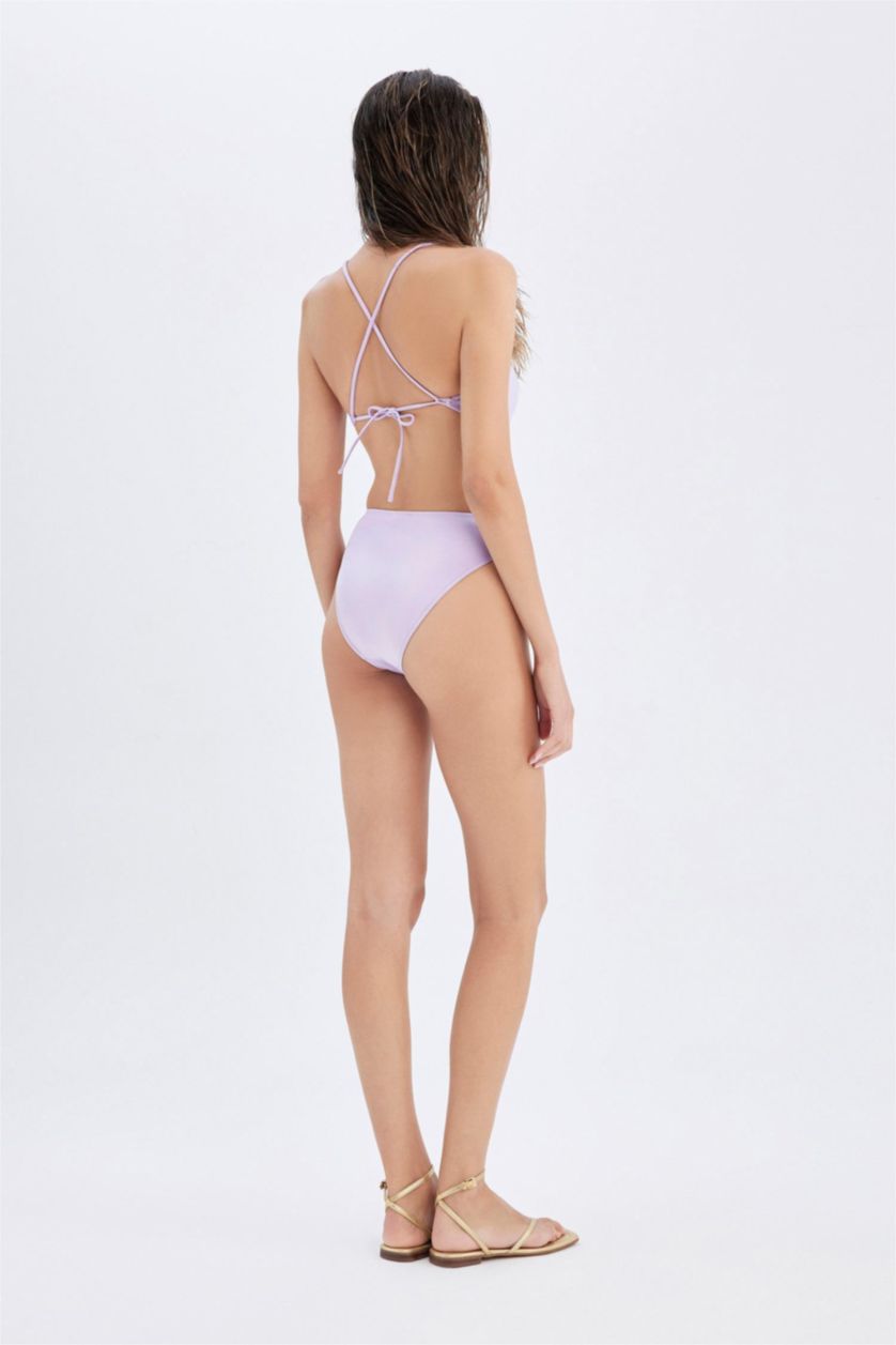 نساء أرجواني كلوت بكيني قصة عادية من Declara x DeFacto