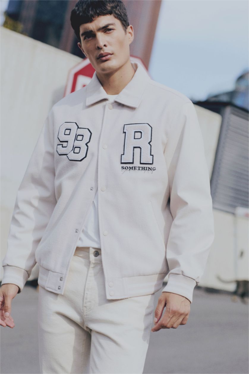 رجال بيج جاكيت جلد صناعي قصة عادية بياخة قميص