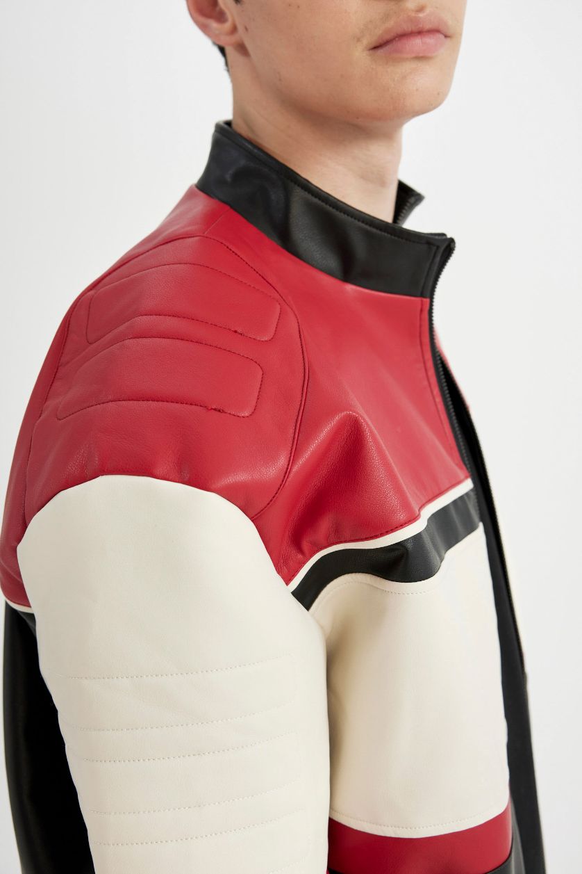 Ерлер қара жейде мойыны ПУ Күртеше