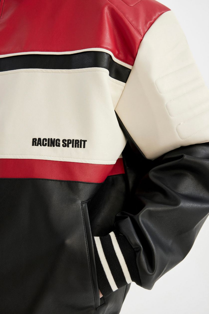 Ерлер қара жейде мойыны ПУ Күртеше