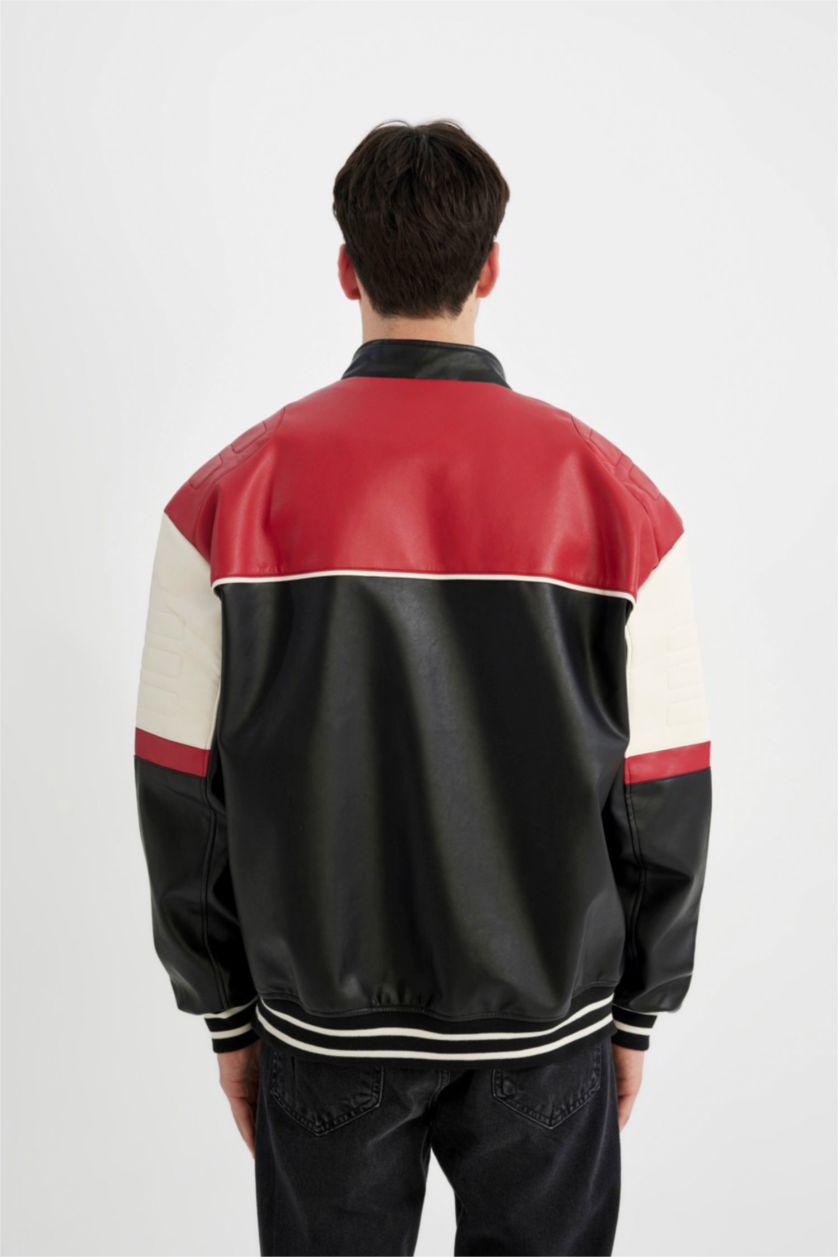 Ерлер қара жейде мойыны ПУ Күртеше