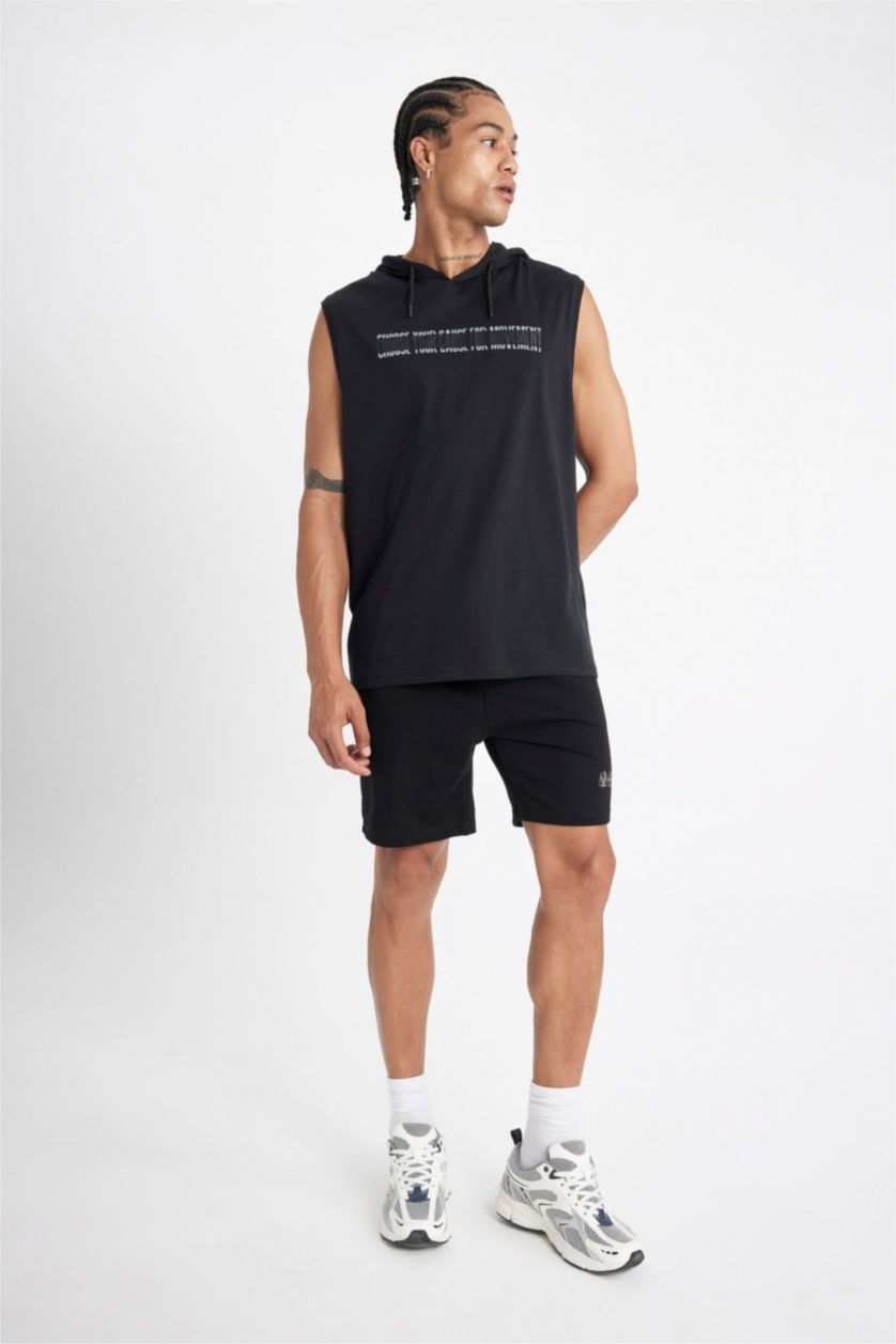 MAN Black Star Wars Regular Fit Straight Leg Shorts