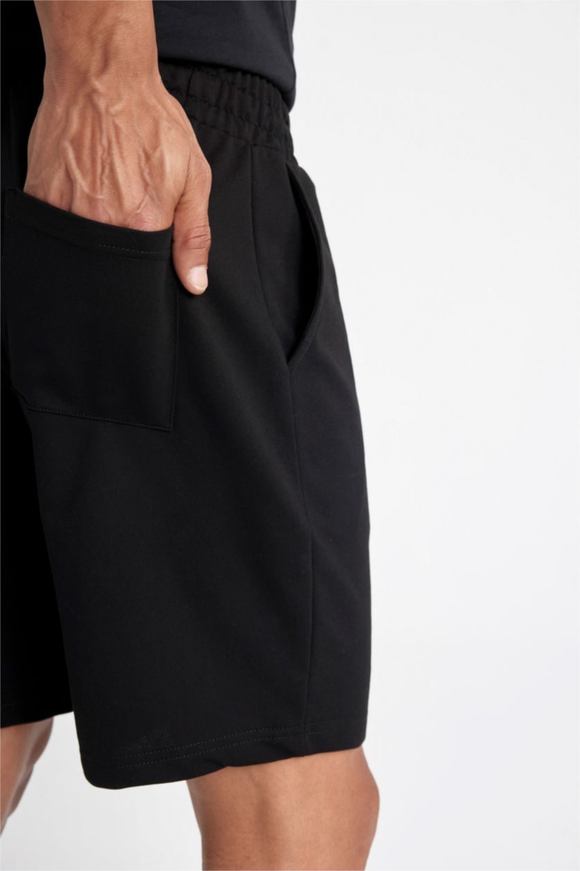 MAN Black Star Wars Regular Fit Straight Leg Shorts