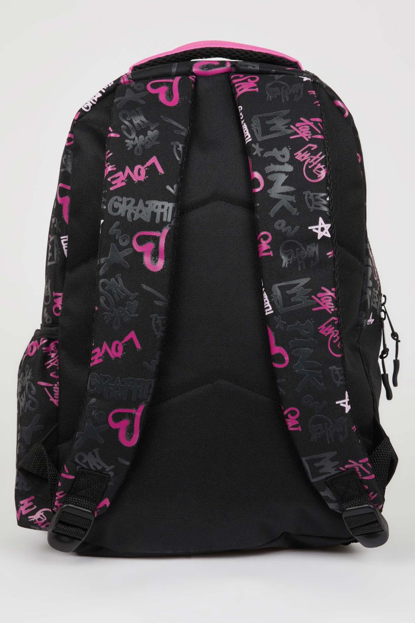 Kız Çocuk - Genç Kız Karma Kız Çocuk Baskılı Okul Sırt Çantası