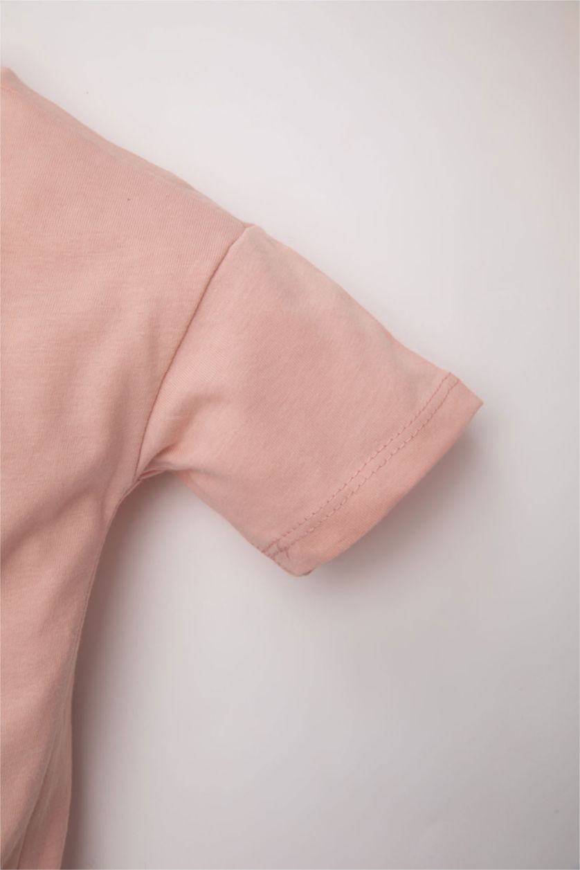 BÉBÉ GARÇON Rose Foncé T-Shirt à Manches Courtes à motif Cactus pour BéBé Garçon