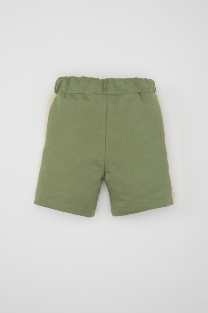 BABY BOY Khaki Baby Boy Printed Shorts