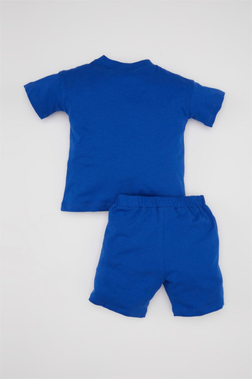 BABY BOY Sax Baby Boy Printed T-Shirt Shorts Cotton 2 Piece Set