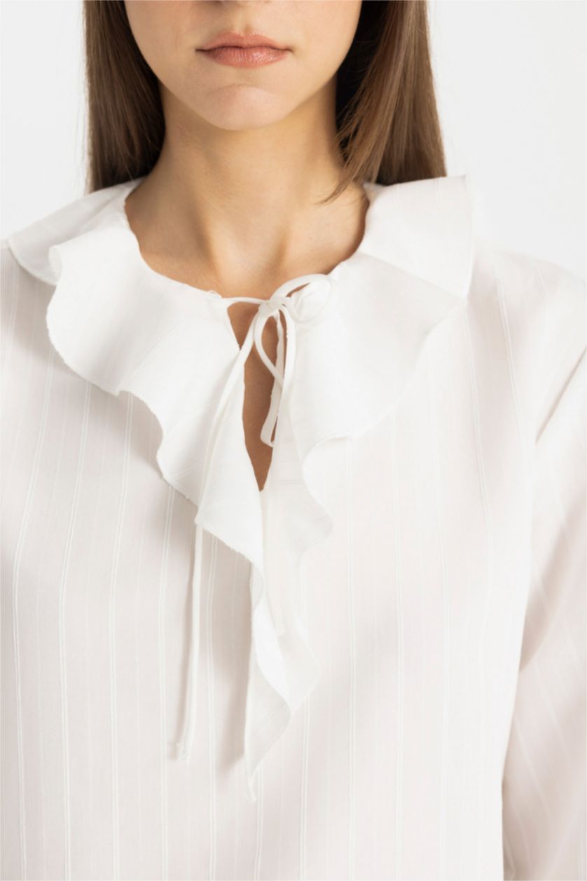 WOMAN Ecru Long Sleeve Tunic