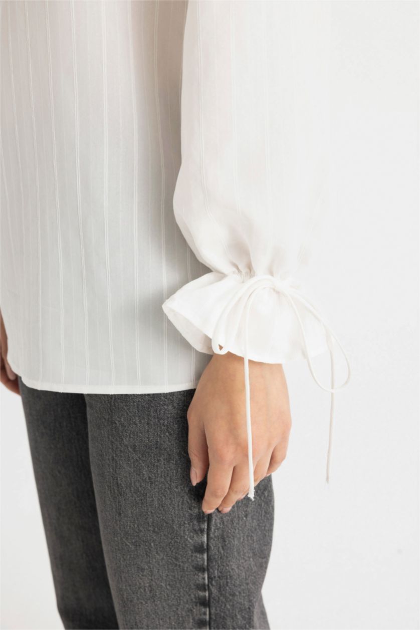 WOMAN Ecru Long Sleeve Tunic