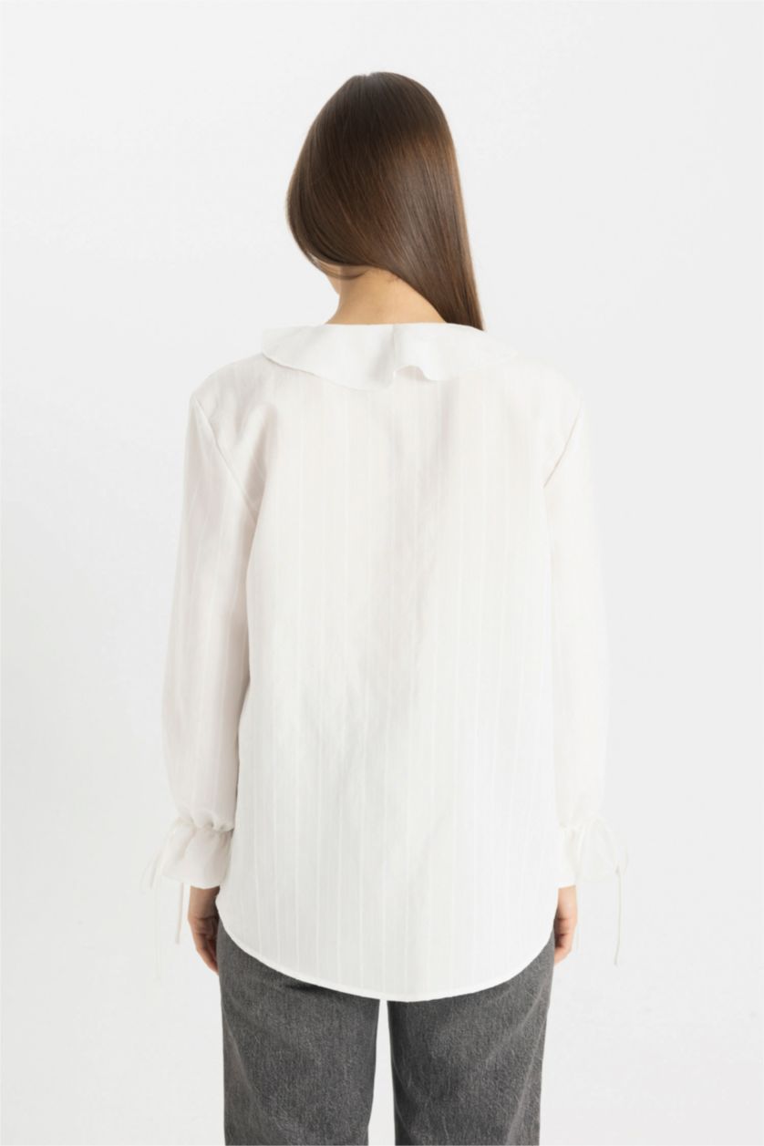 WOMAN Ecru Long Sleeve Tunic