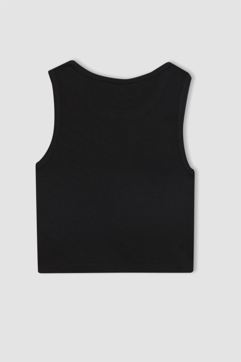 بنات أسود Girl PowerPuff Girls Sleeveless T-Shirt