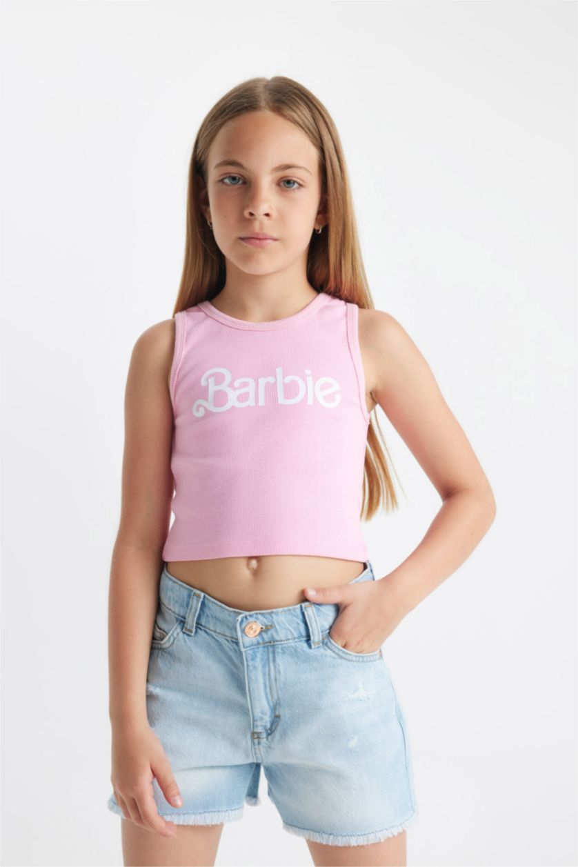 FILLES Rose Débardeur Barbie pour fille