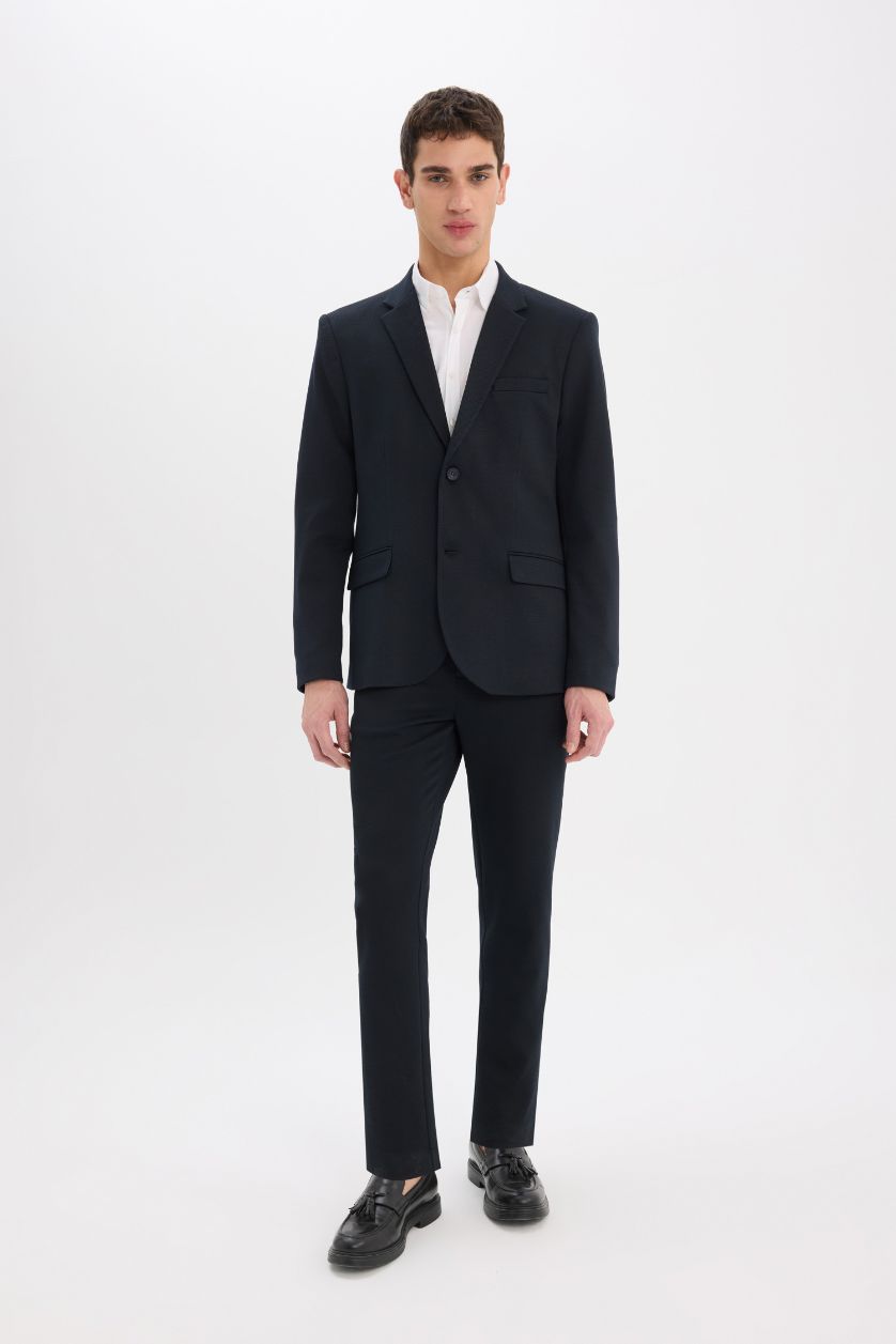 MAN NAVY Modern Fit Lined Blazer