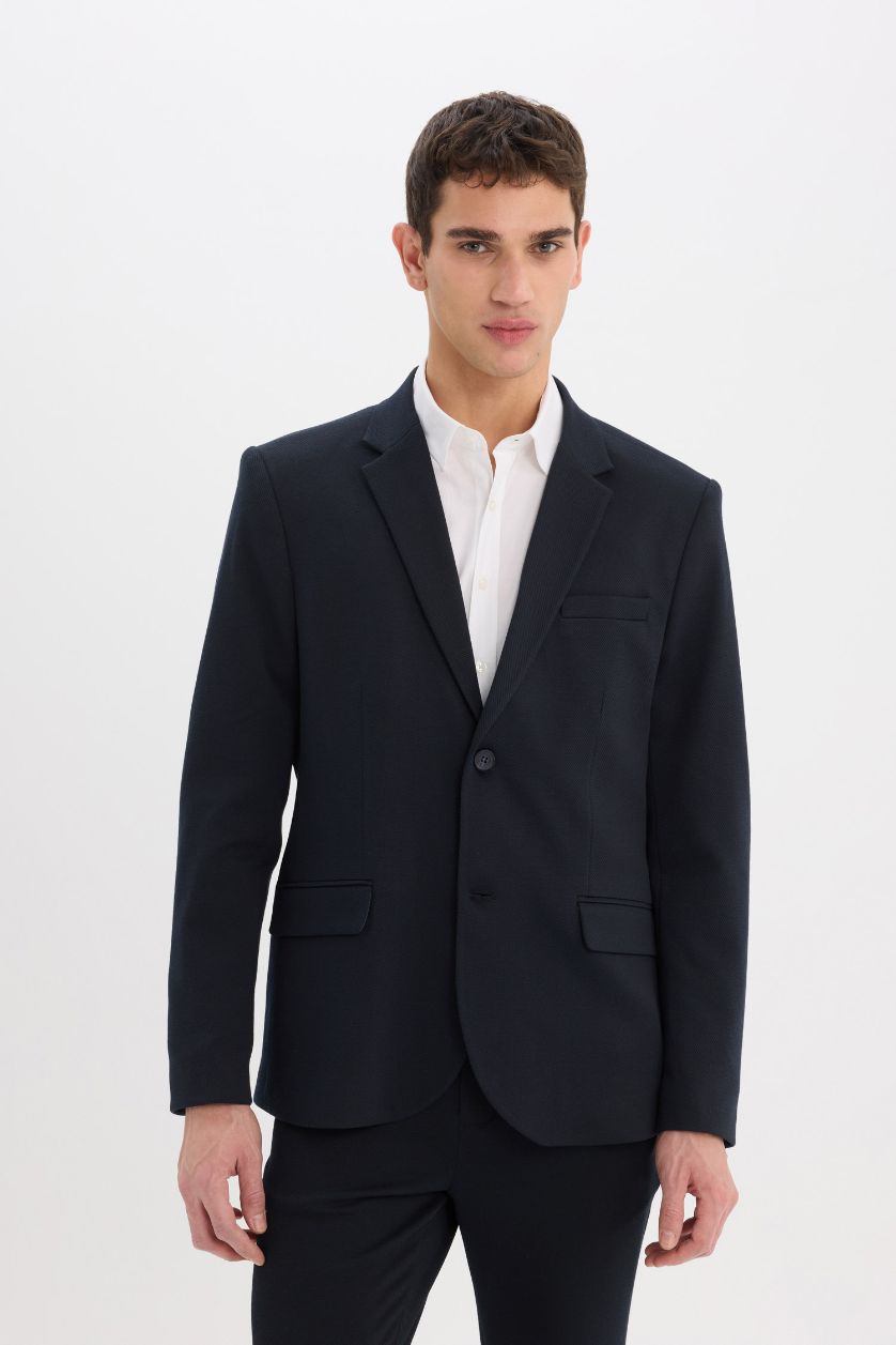 MAN NAVY Modern Fit Lined Blazer