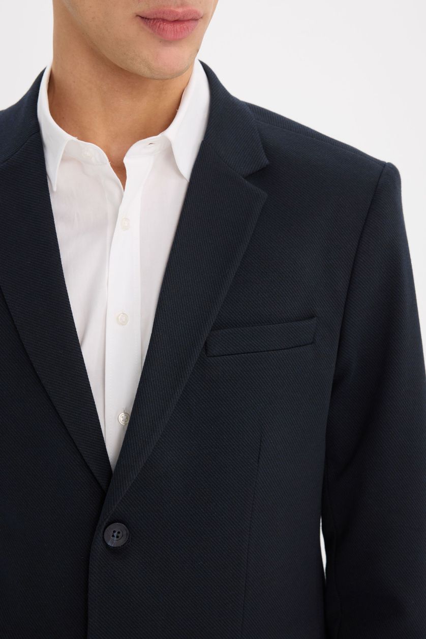 MAN NAVY Modern Fit Lined Blazer