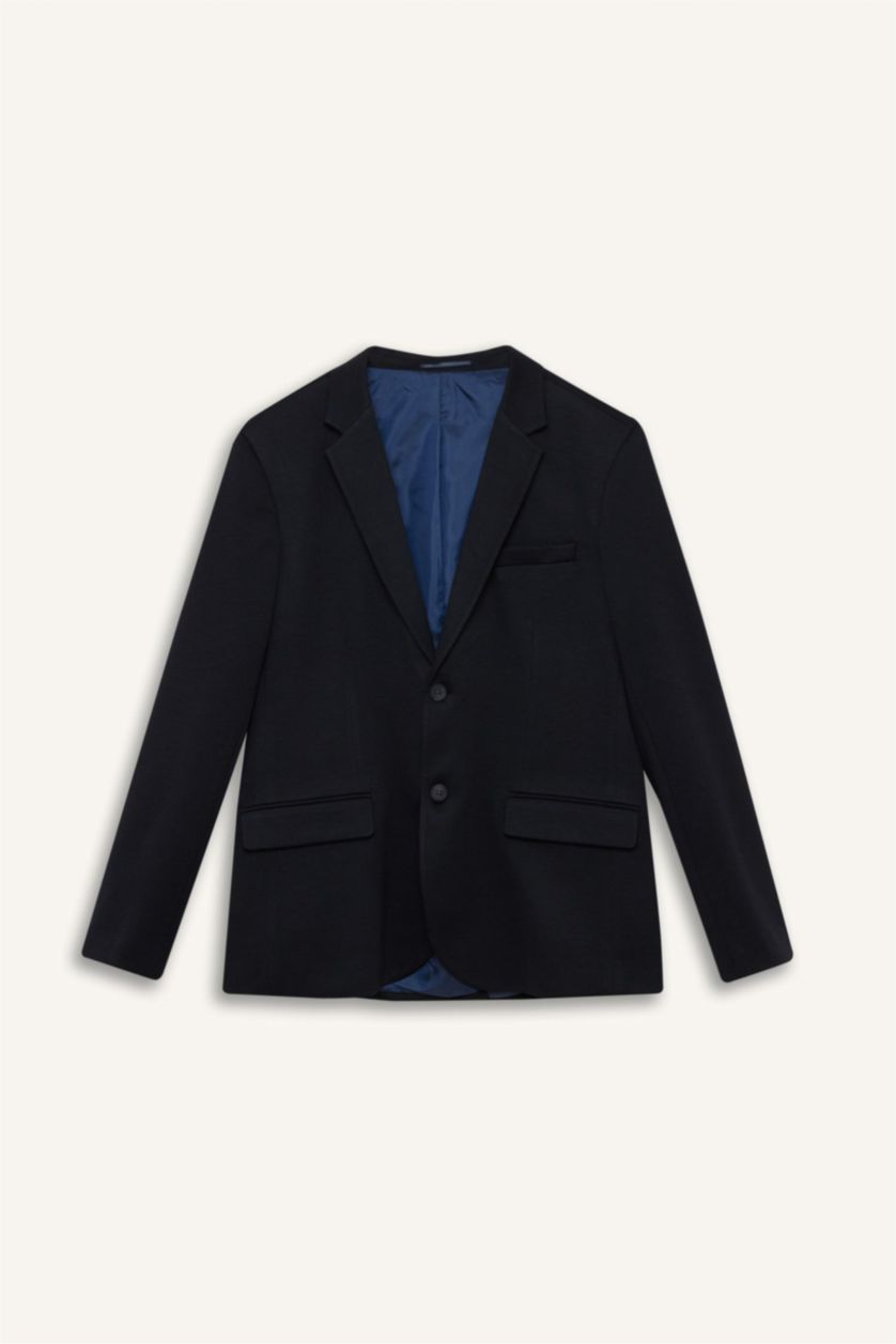 MAN NAVY Modern Fit Lined Blazer
