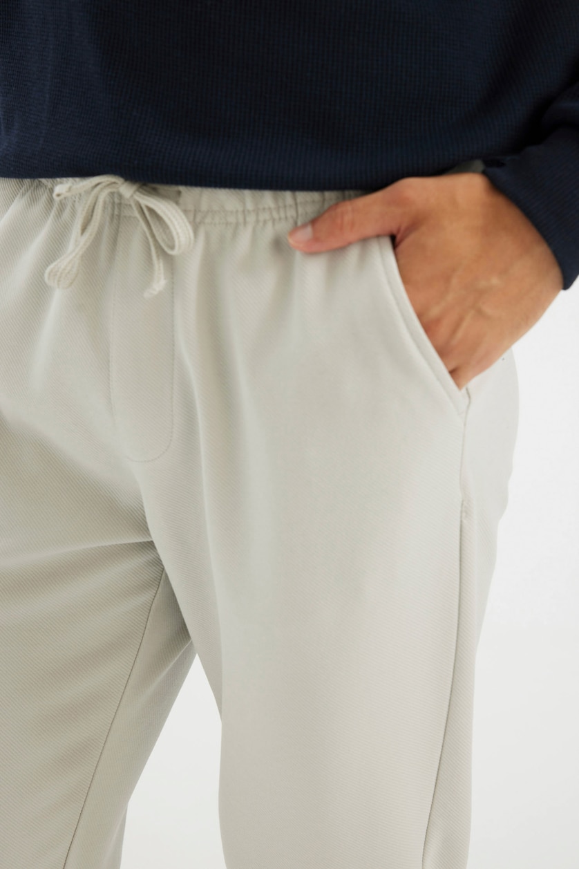 HOMME Beige Coupe jogging