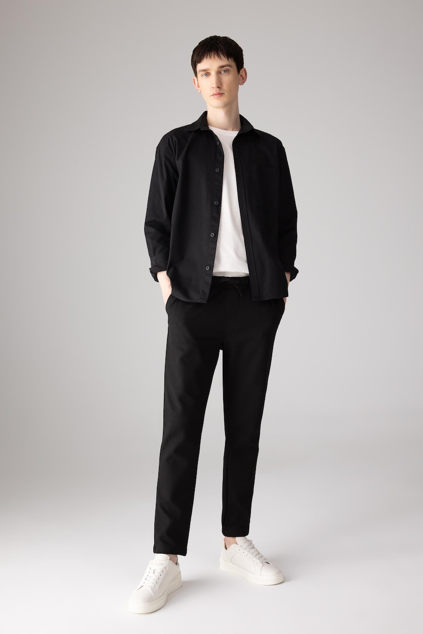 MAN Black jogger Trousers