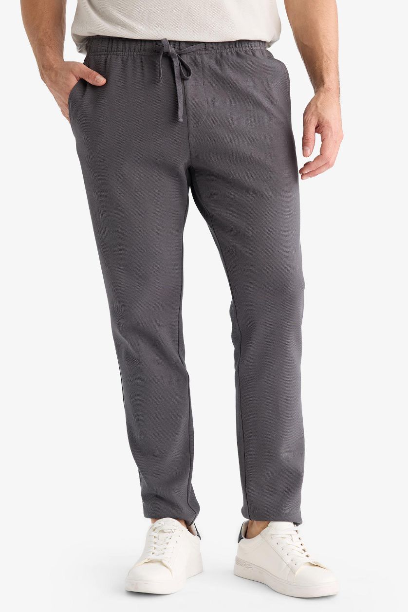 Erkek Antrasit Regular Fıt Pantolon