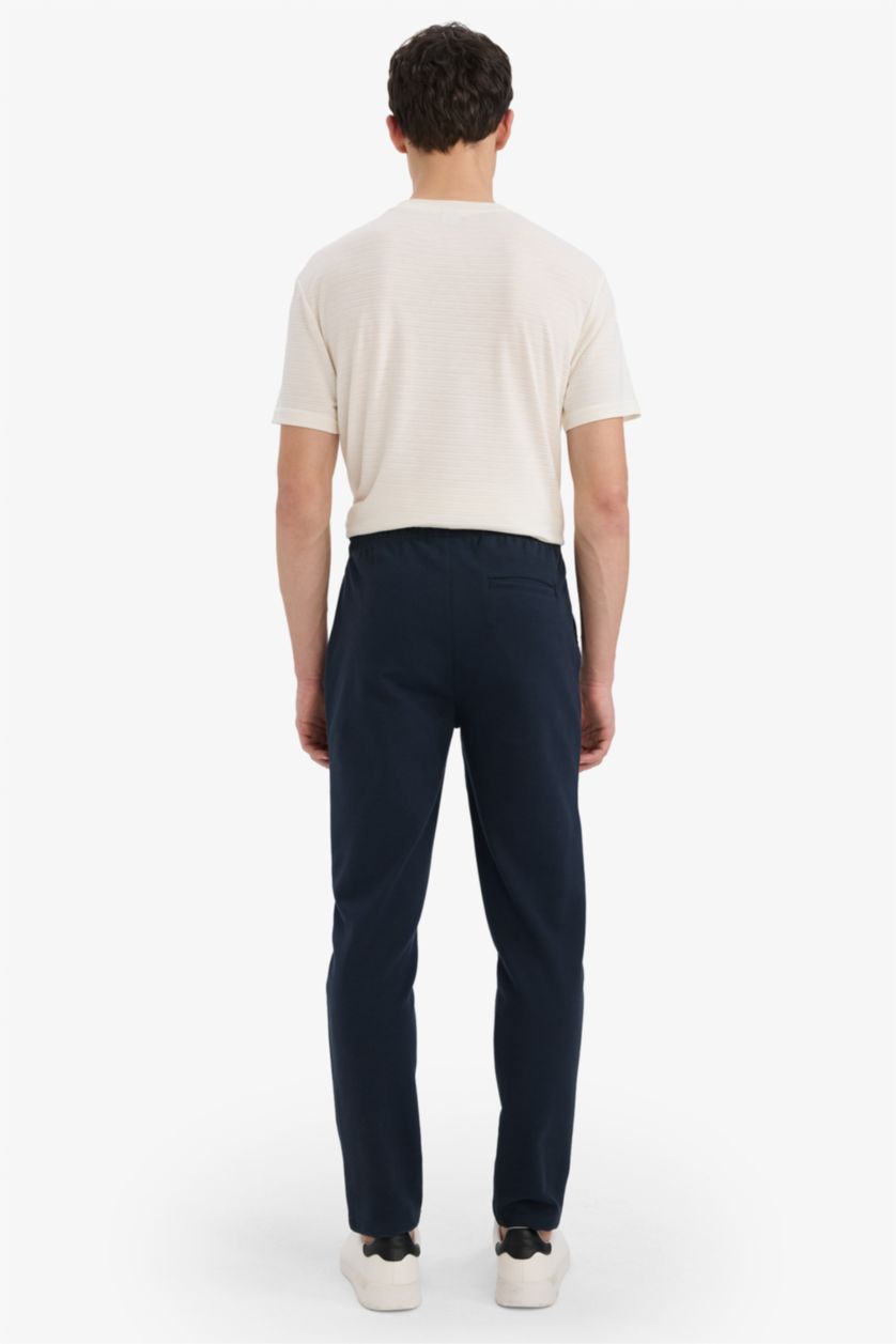 MAN NAVY Pocketed Straight Leg Basic Jogger Pants