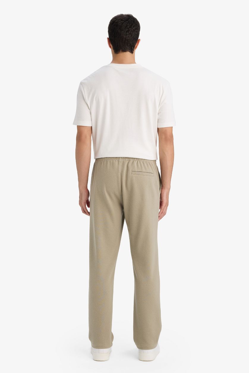 MAN Khaki Straight Leg Trousers