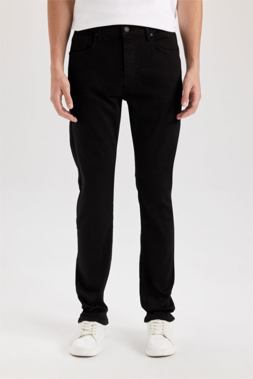 HOMME Noir Jean Denim Sergio - Coupe régulière