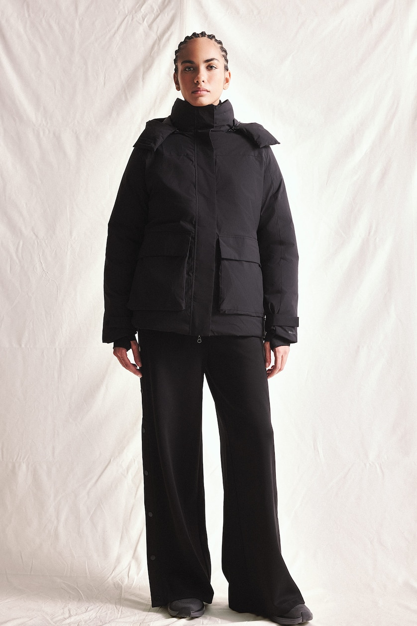 نساء أسود Puffer Jacket