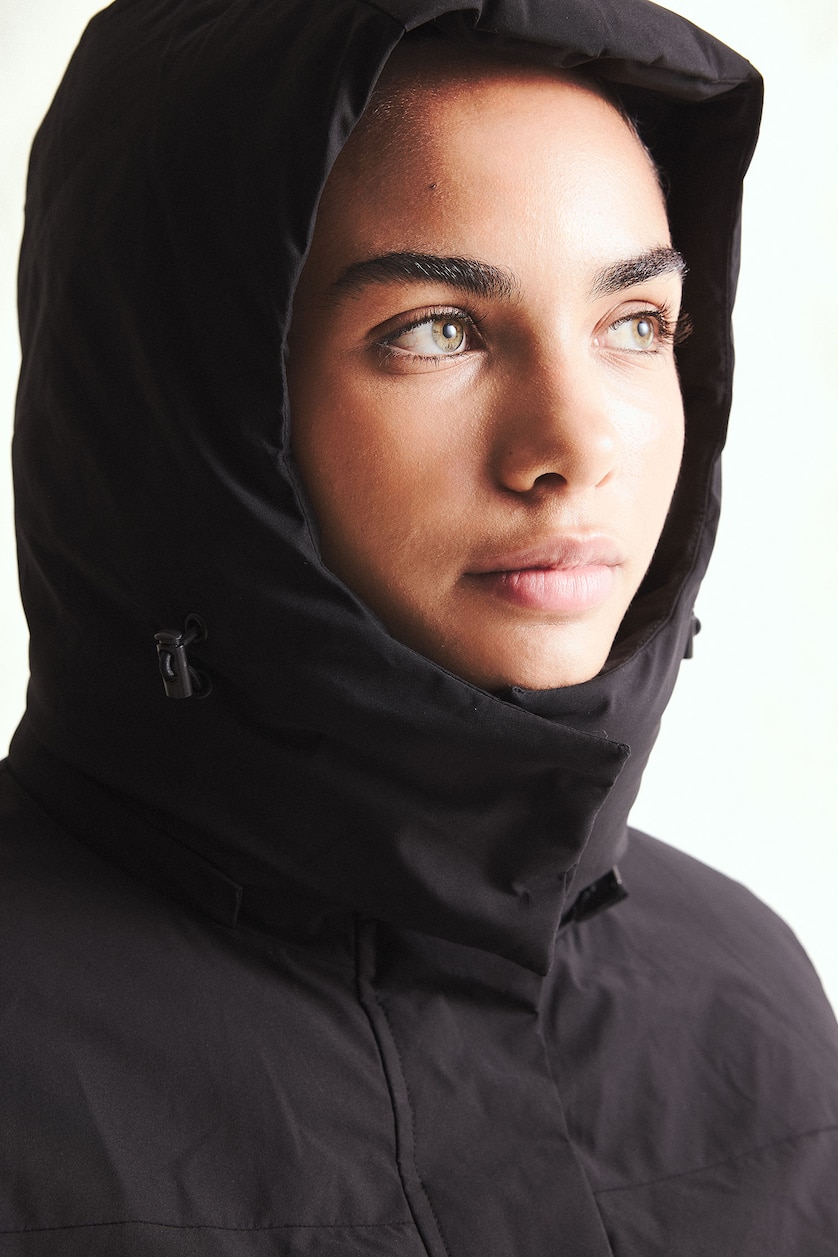 نساء أسود Puffer Jacket