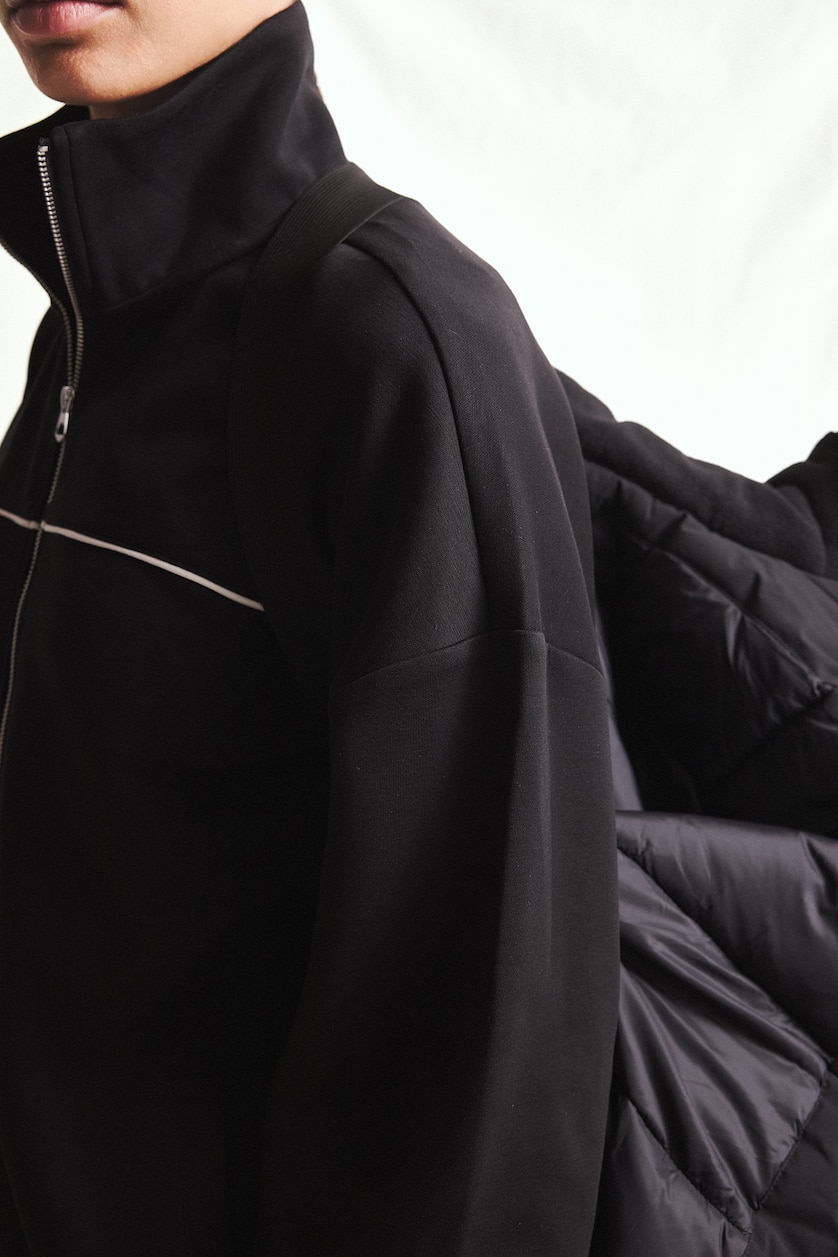 نساء أسود Puffer Jacket