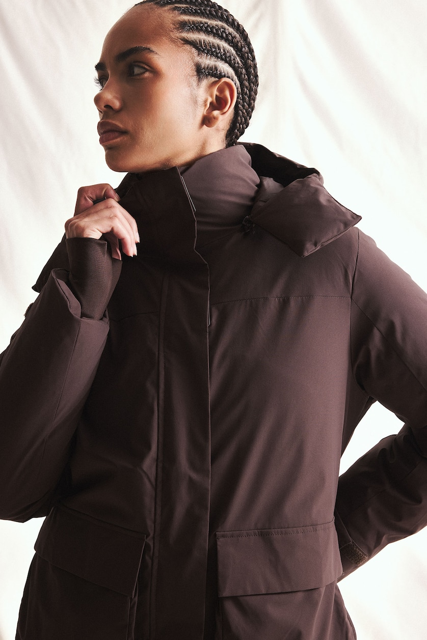 نساء بني Puffer Jacket