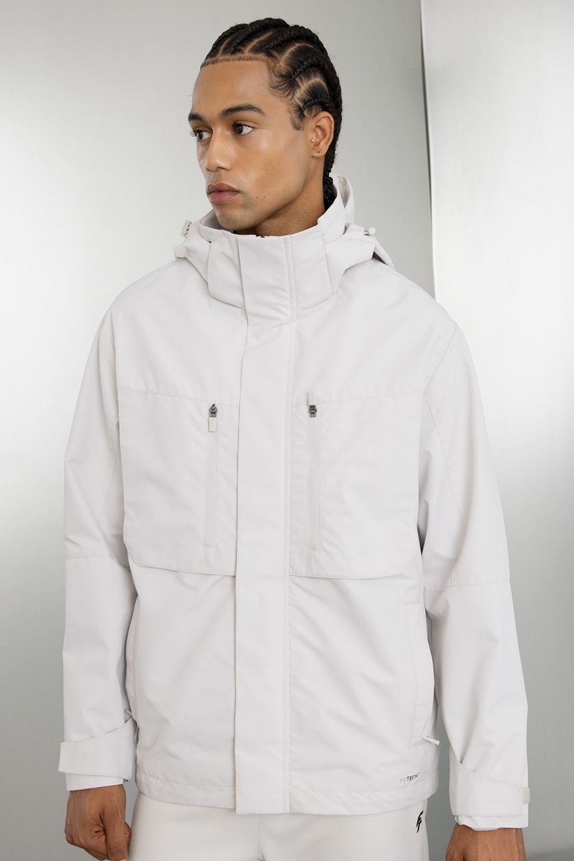 Man Stone DefactoFit Boy Gray Waterproof Regular Fit Hooded Jacket