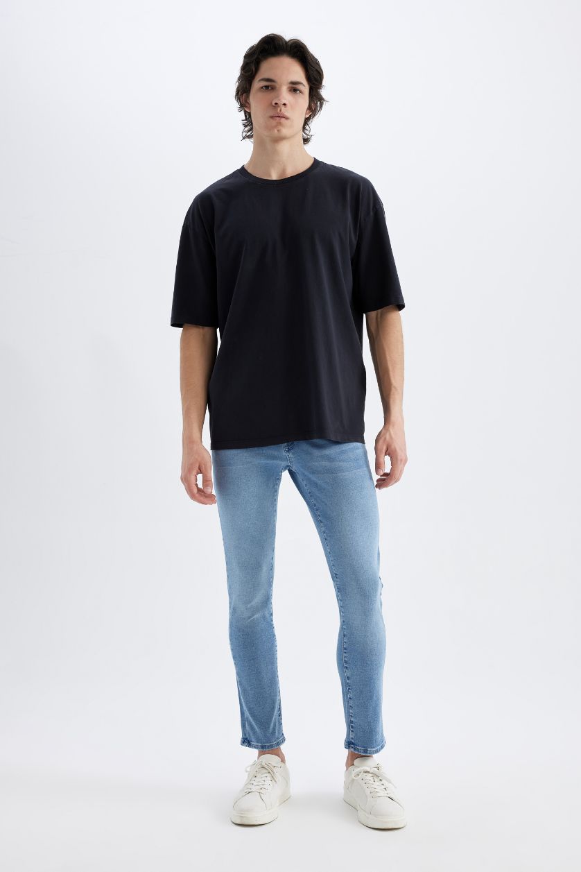 HOMME Anthracite Foncé Coupe Oversize T-shirt à manches courtes