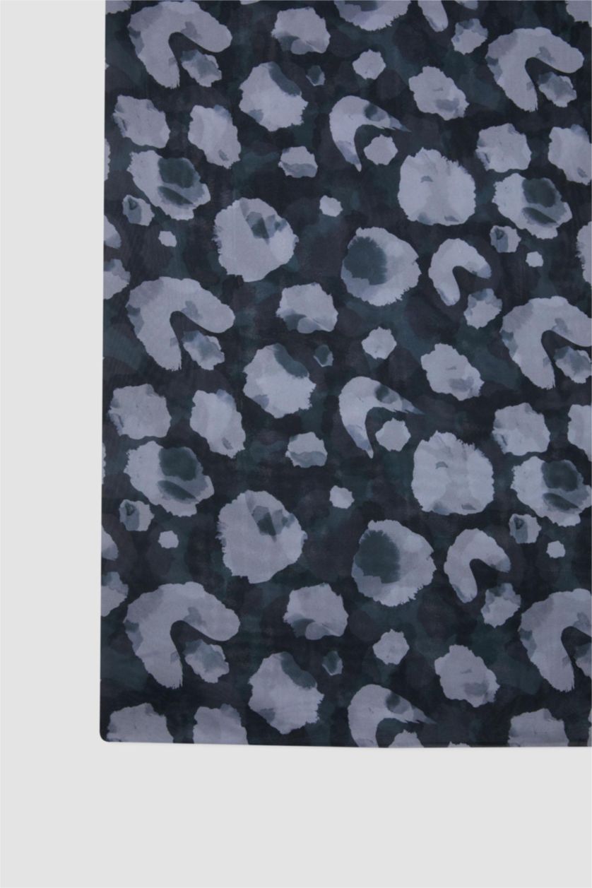 Женщины Черный Парео длинное с принтом для женщин