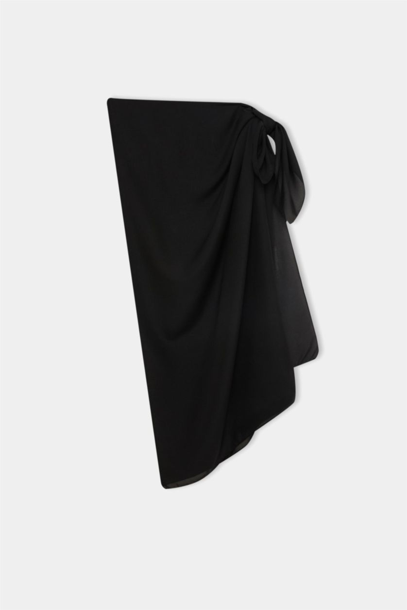 Kadın Siyah Kadın Uzun Pareo