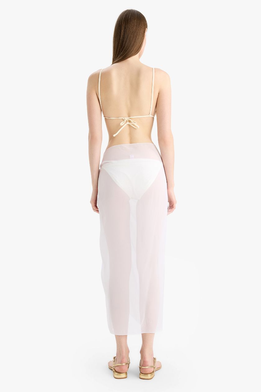 نساء أبيض كيمونو شيفون