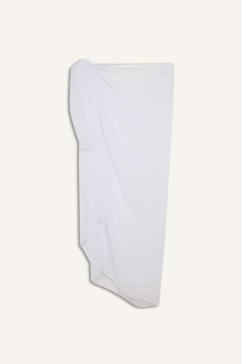 نساء أبيض كيمونو شيفون