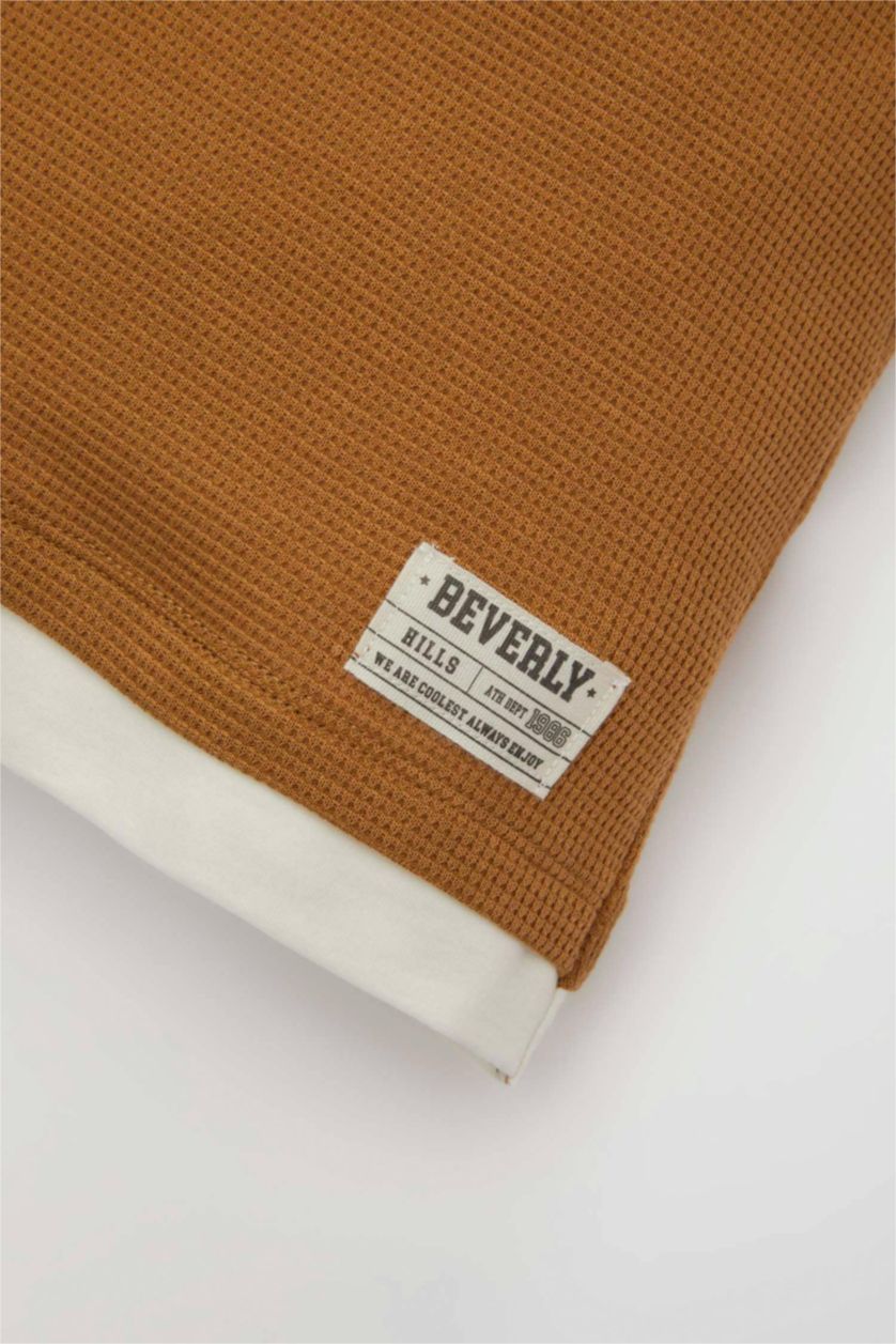 BÉBÉ GARÇON Marron Ensemble de 2 pièces T-shirt manches courtes et short pour bébé garçon