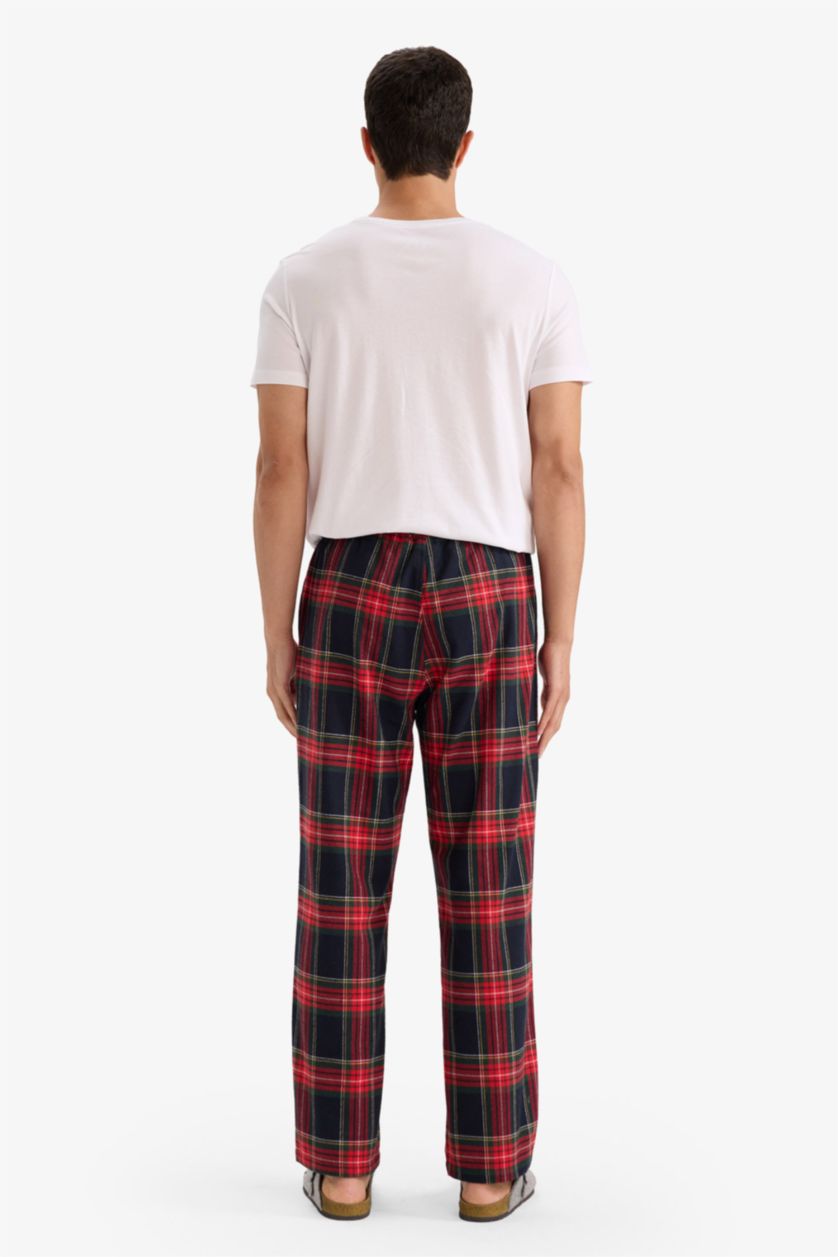 MAN NAVY Regular Fit With Pockets Flanel Bottom