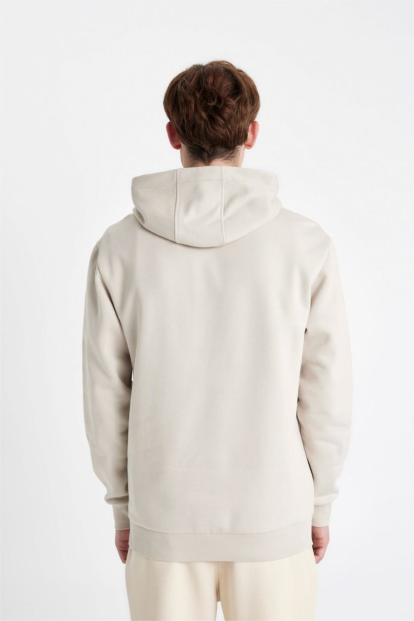Erkek Taş Regular Fıt Sweatshirt