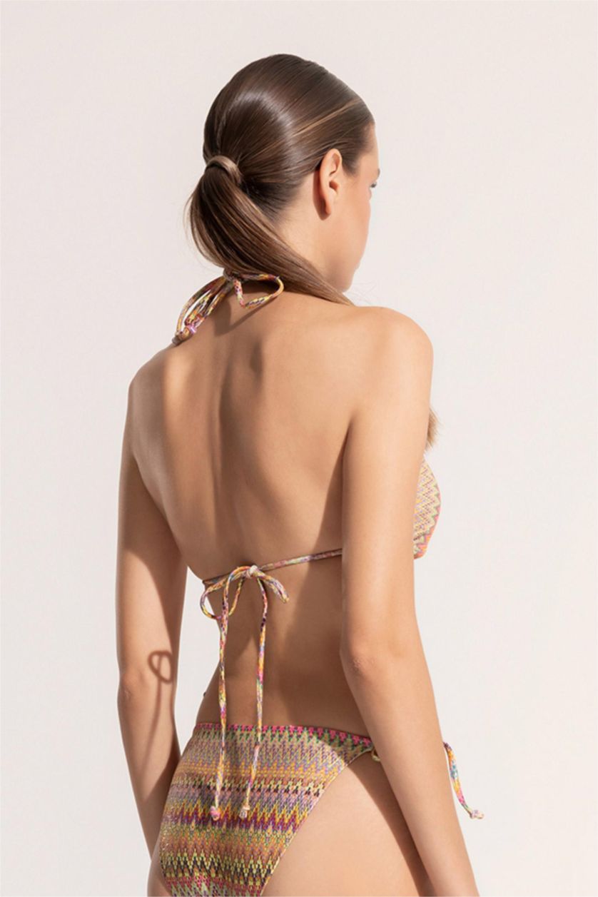 نساء أصفر بكيني توب قصة عادية برباط من الياخة من Ayje x DeFacto