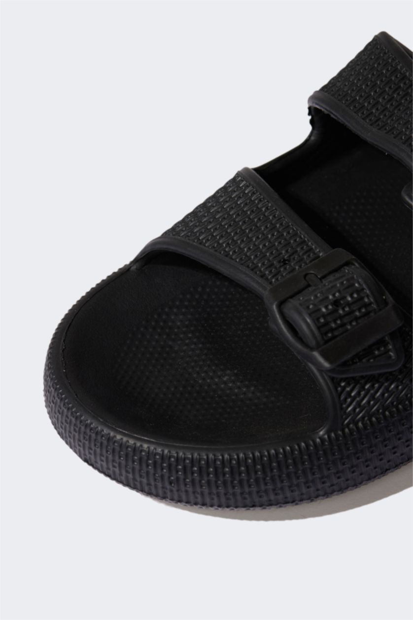 Kadın Siyah Kadın Düz Taban Eva Terlik