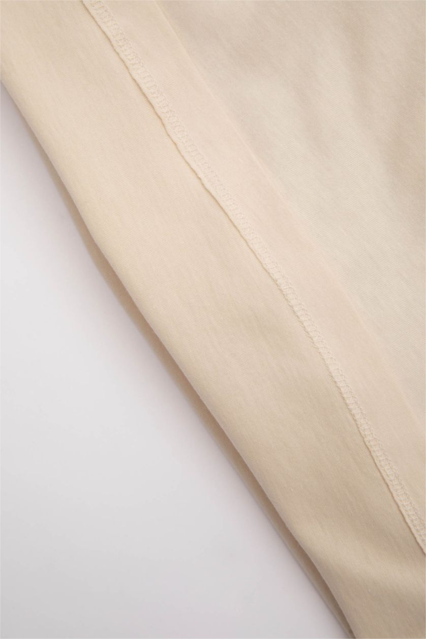 BÉBÉ GARÇON Beige Clair Ensemble de T-Shirt Manches Courtes et Short pour Bébé Garçon