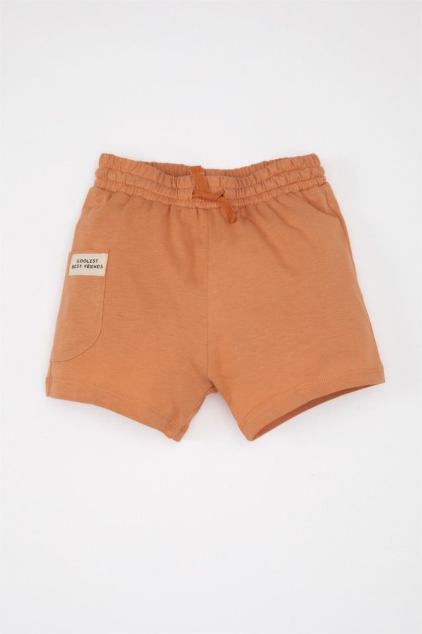 BÉBÉ GARÇON Écru Ensemble de T-Shirt Manches Courtes et Short imprimé Animal pour Bébé Garçon