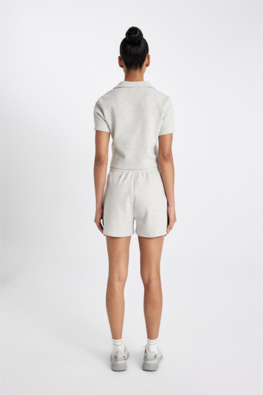 حريمي ميلانج رمادي شورت قصير من لوس أنجلوس ليكرز