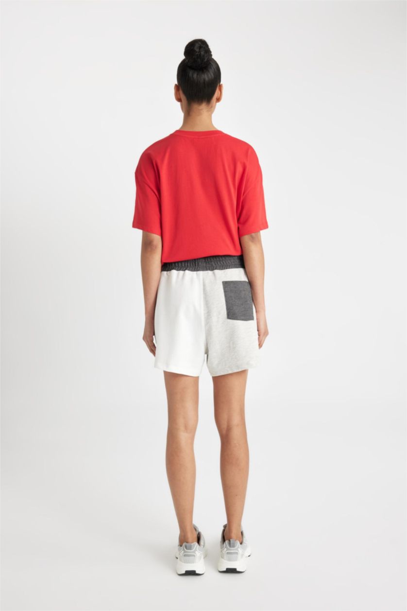 Женщины Серый меланж Шорты NBA Chicago Bulls, DeFactoFit