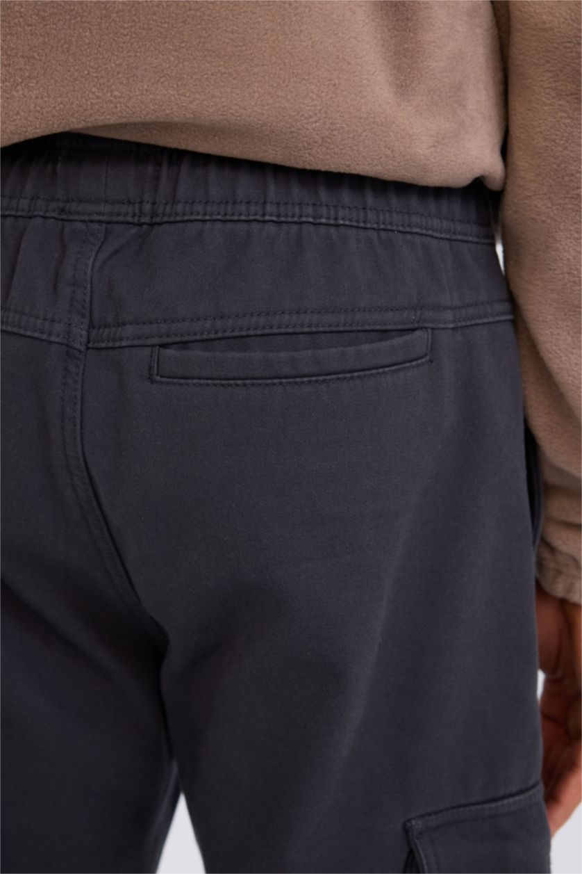 Мужчины Антрацит Джоггеры с карманами стандартного кроя