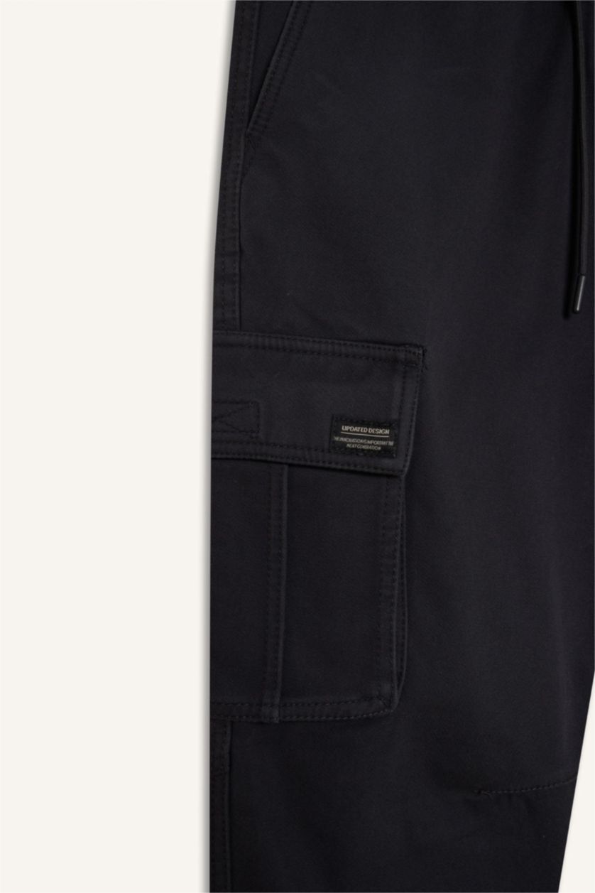 Мужчины Антрацит Джоггеры с карманами стандартного кроя