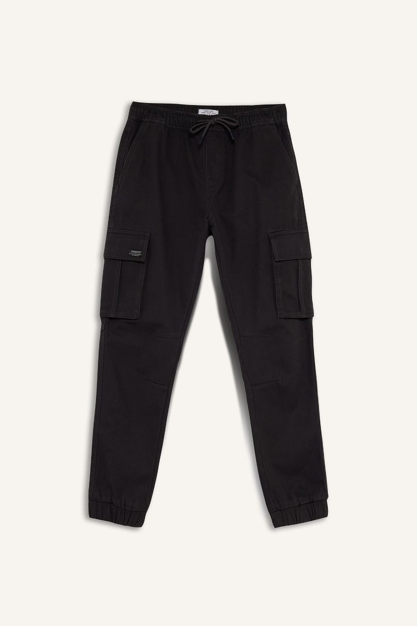 HOMME Anthracite Foncé Pantalon cargo jogger Coupe régulière