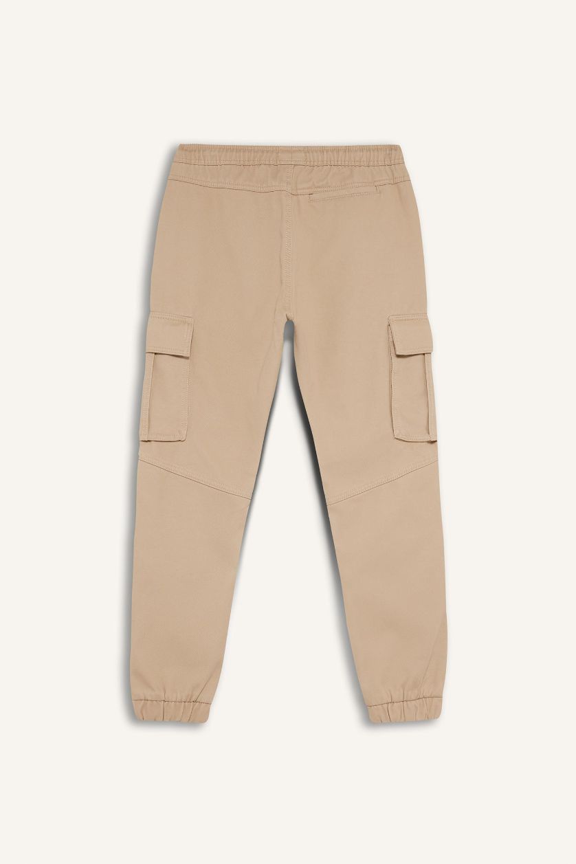 HOMME Beige Pantalon jogger cargo