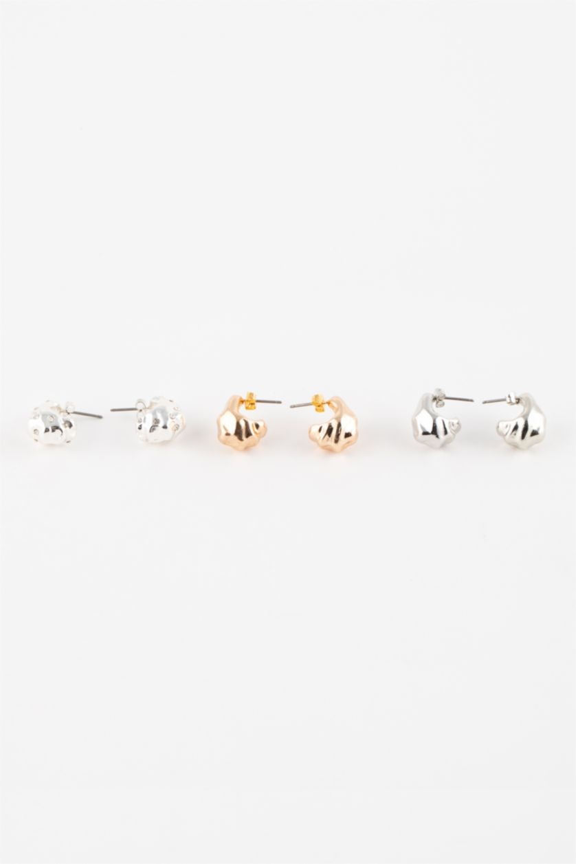 Kadın Karma Kadın 3'lü Küpe